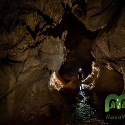Cave chamber at Belize ATM Cave Tour
