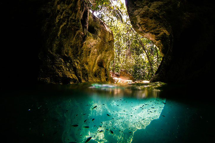 cool caves in Belize