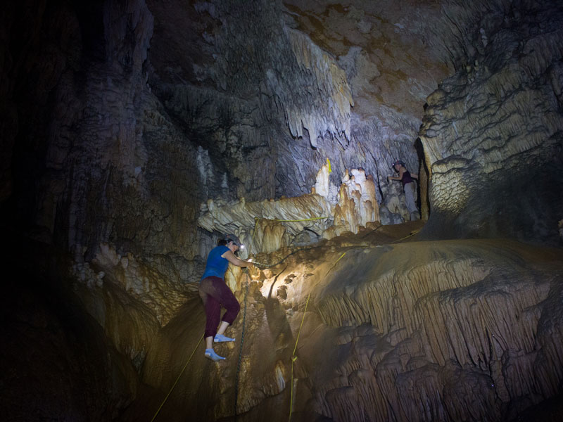 Crystal cave Belize