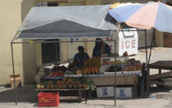 Street food in Belize