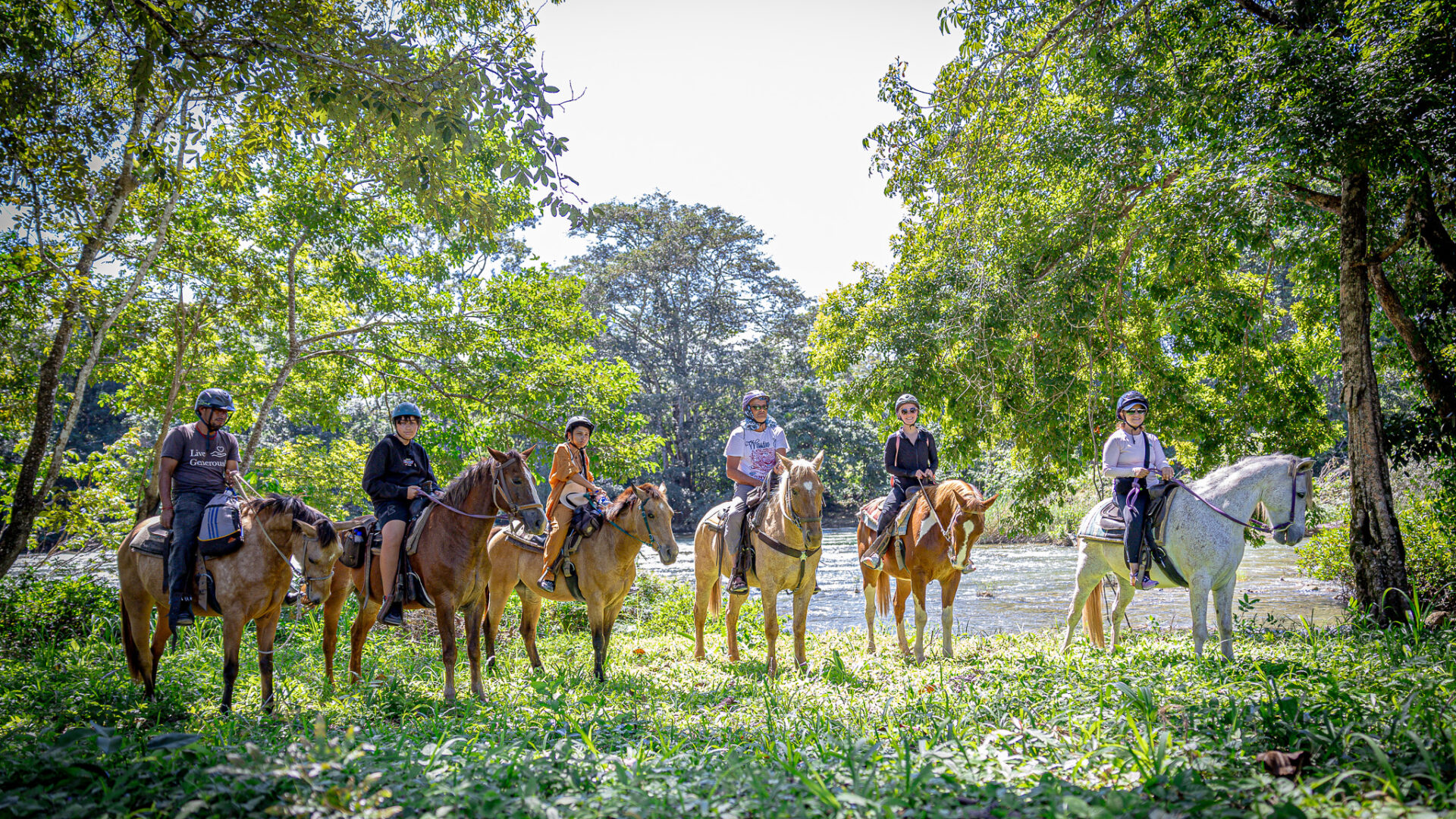 Horseback riding in Belize