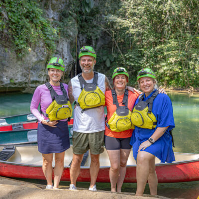 canoeing in Belize