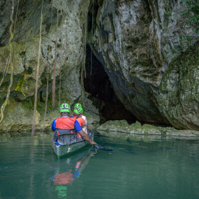 Cave Canoeing in Belize