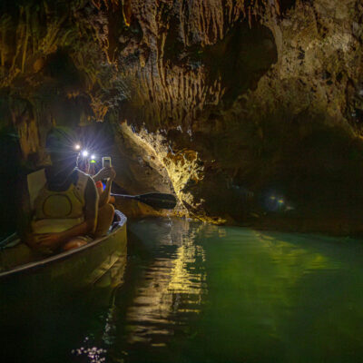Cave Canoeing in Belize
