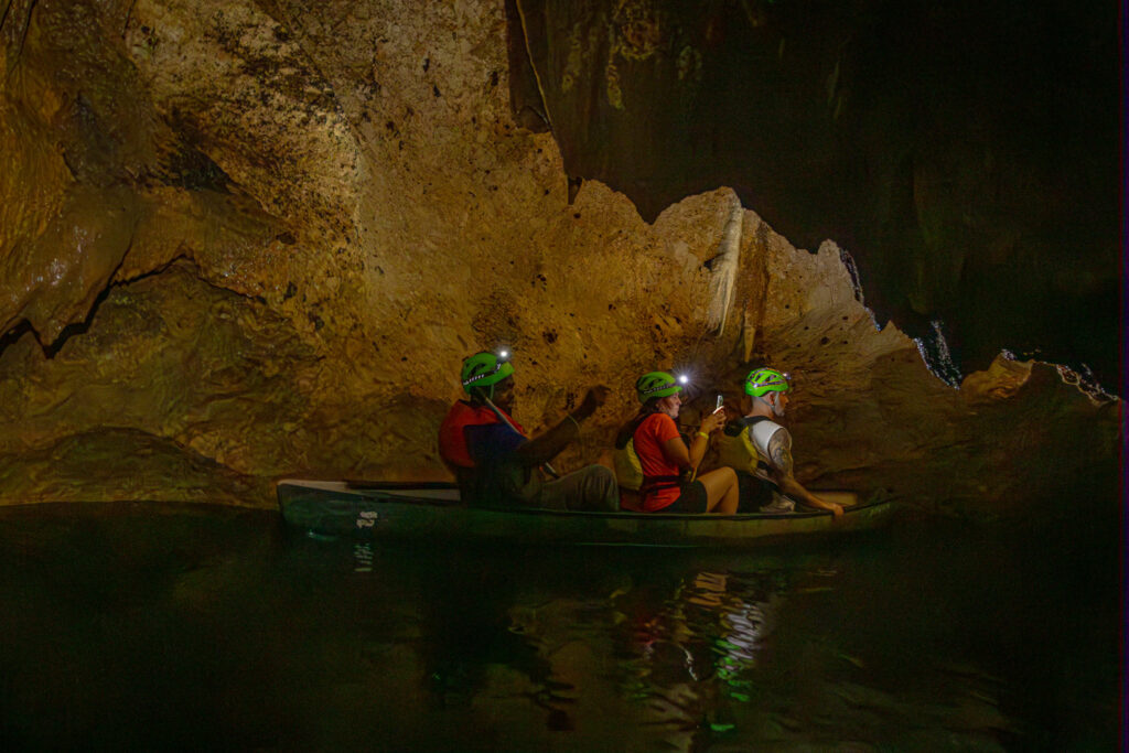 Cave Canoeing in Belize