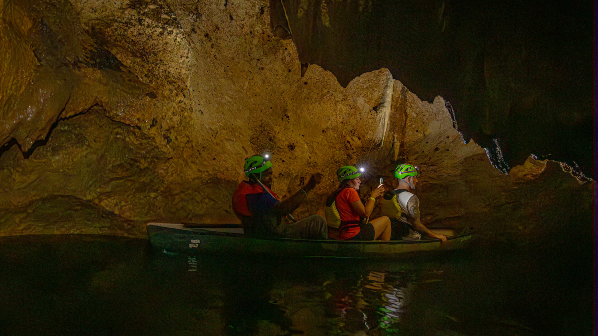Cave Canoeing in Belize