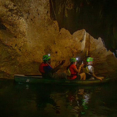Cave Canoeing in Belize