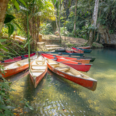 canoeing in Belize