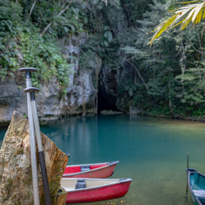 canoeing in Belize