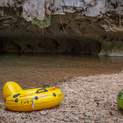 Belize cave tubing