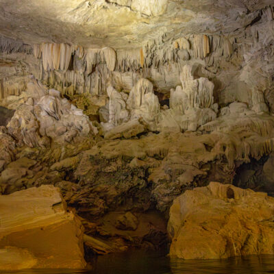 Belize cave tubing