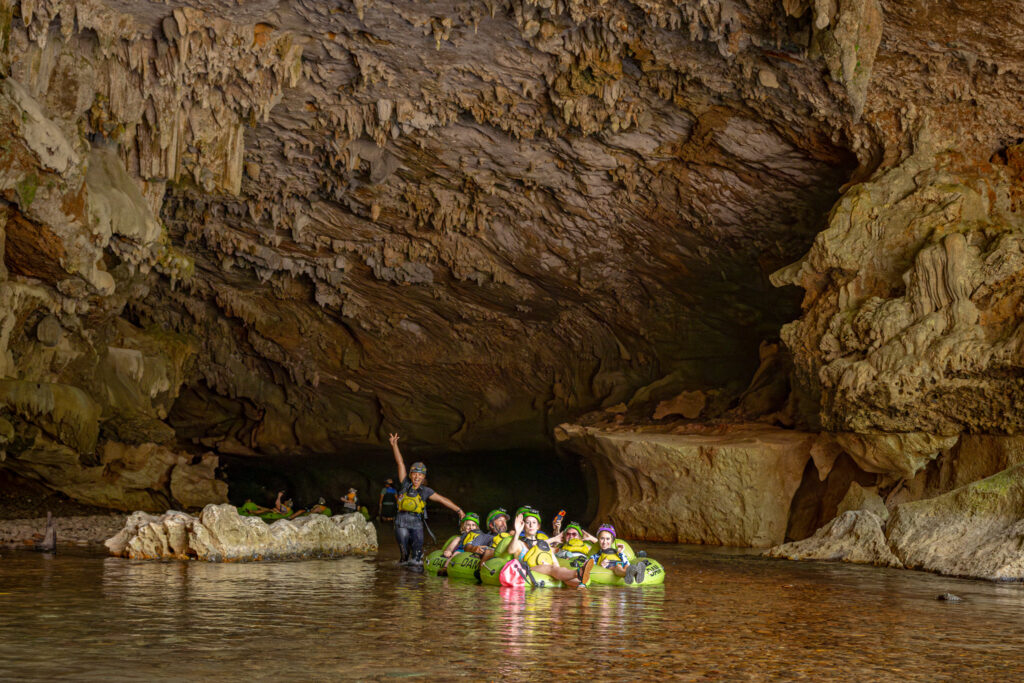 cave tubing belize