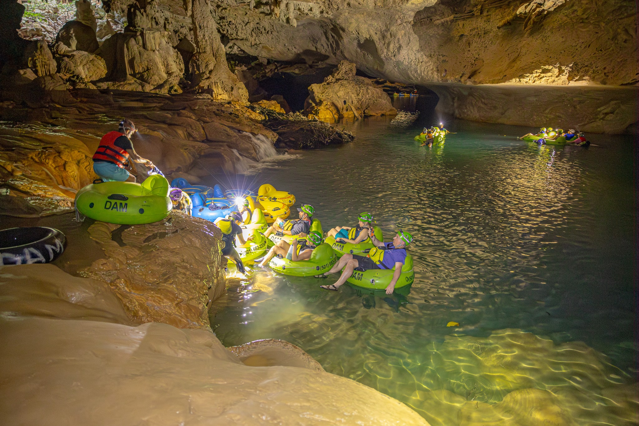 cave tubing belize