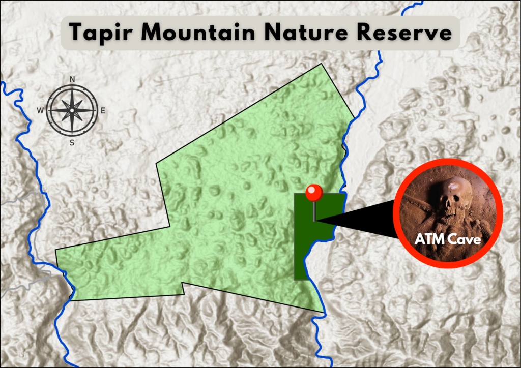 Tapir Mountain Nature Reserve Map